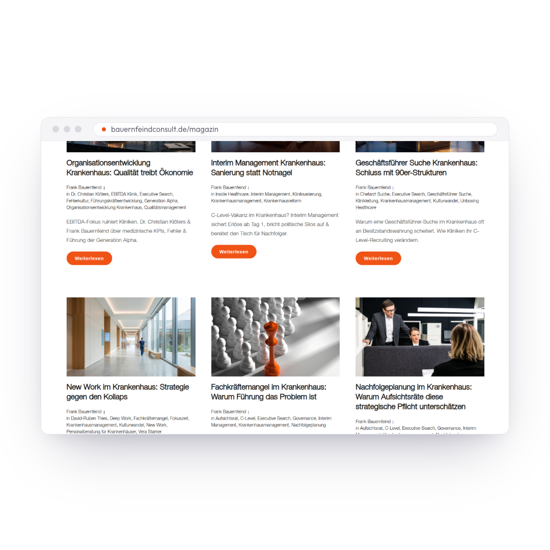 Bauernfeind – Magazin Artikel