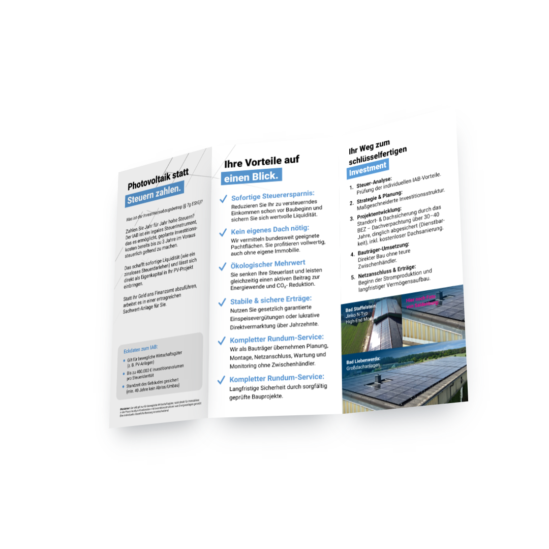 Bayerisches Energiezentrum – Flyer Rückseite