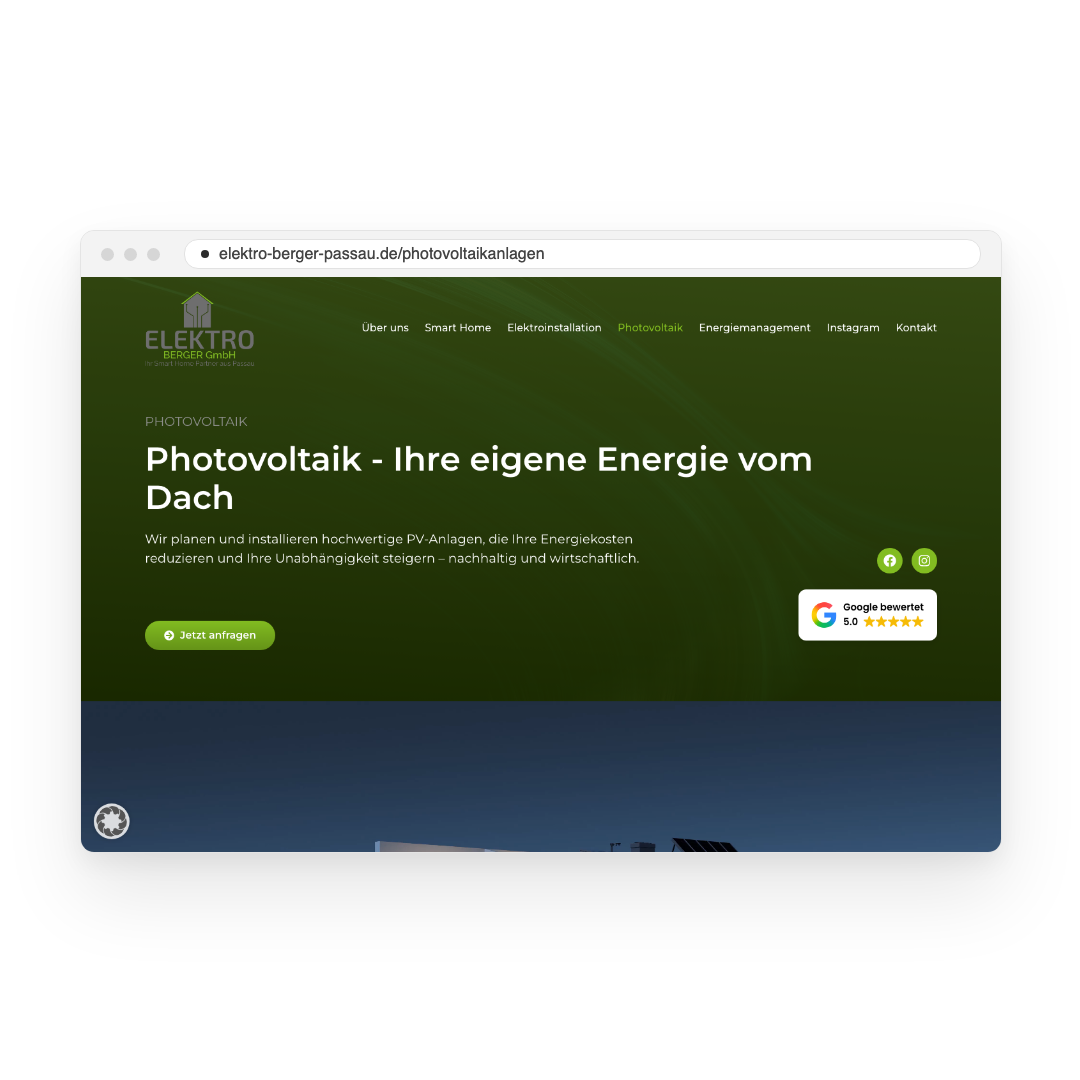 Elektro Berger – Photovoltaik