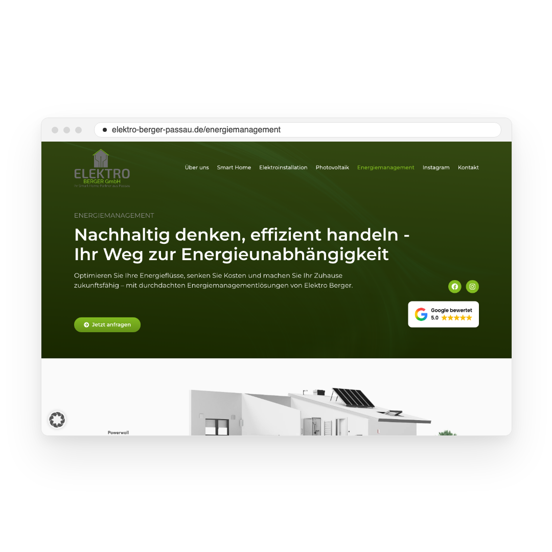 Elektro Berger – Energiemanagement