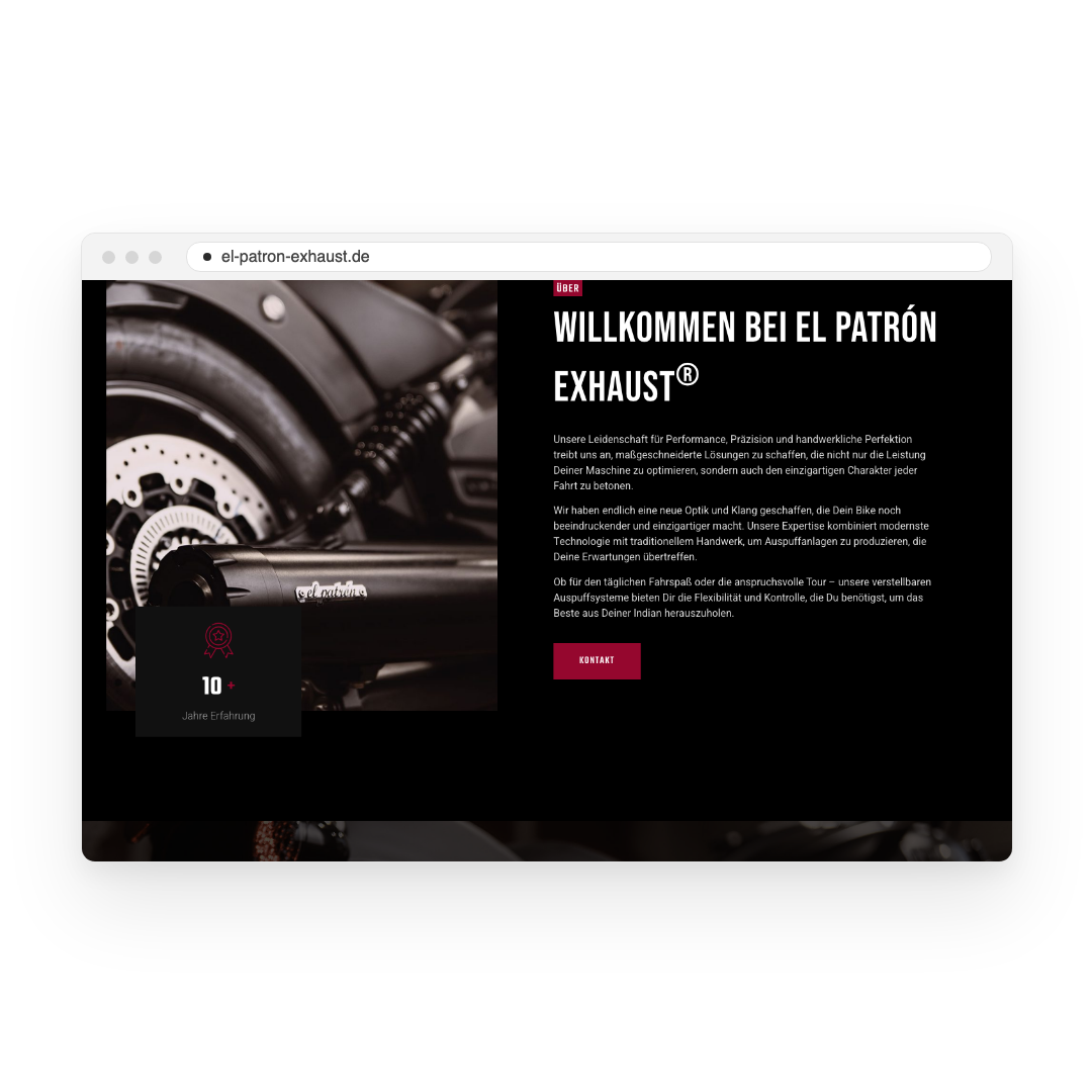El Patrón Exhaust – Über uns