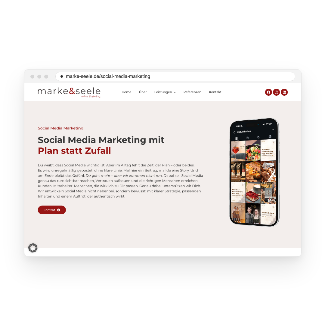 marke&seele – Social Media Marketing