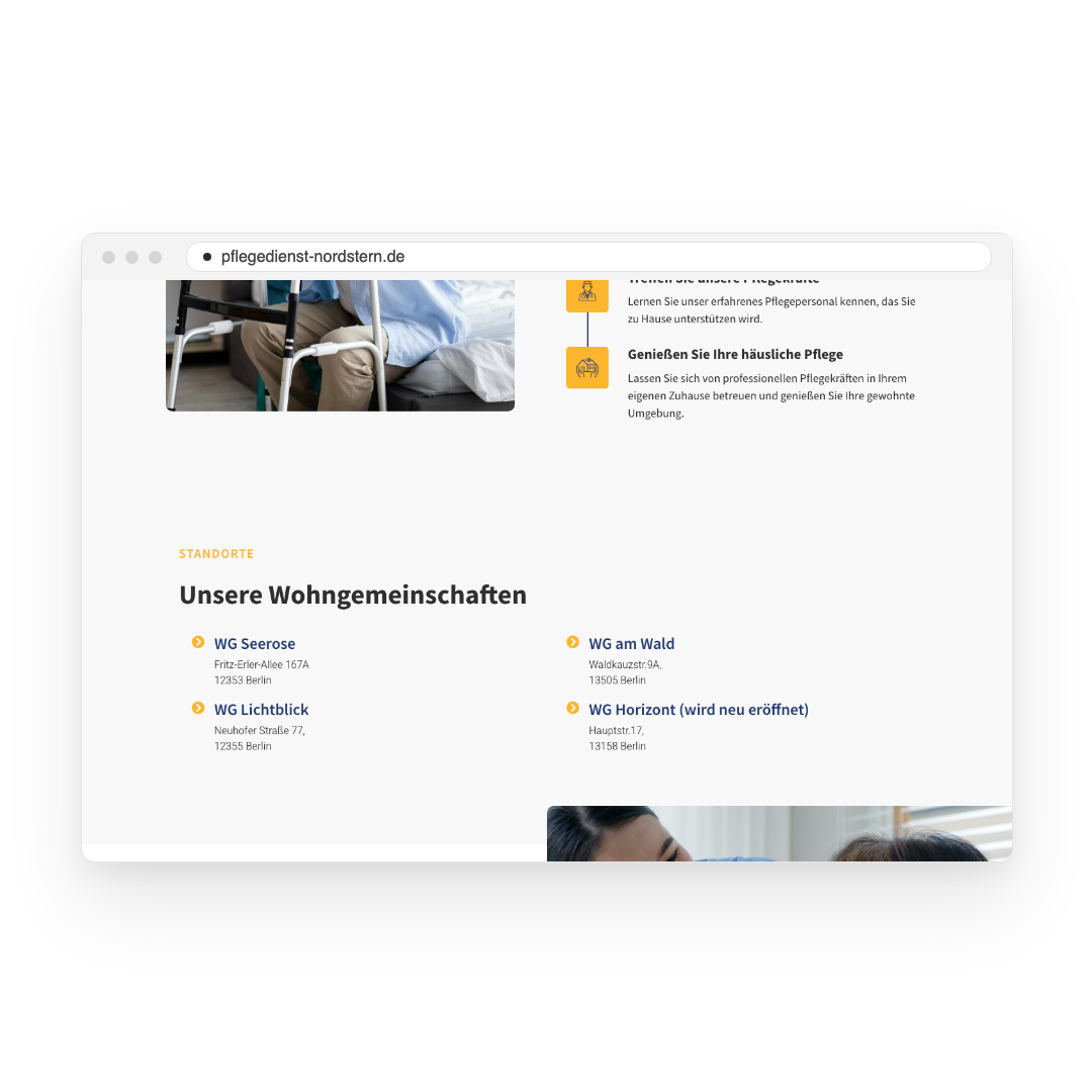 Pflegedienst Nordstern – Wohngemeinschaften