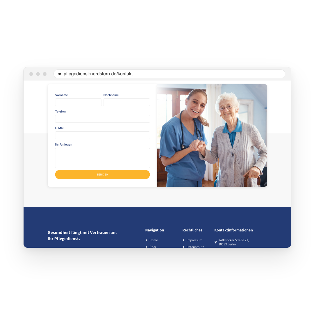 Pflegedienst Nordstern – Kontakt