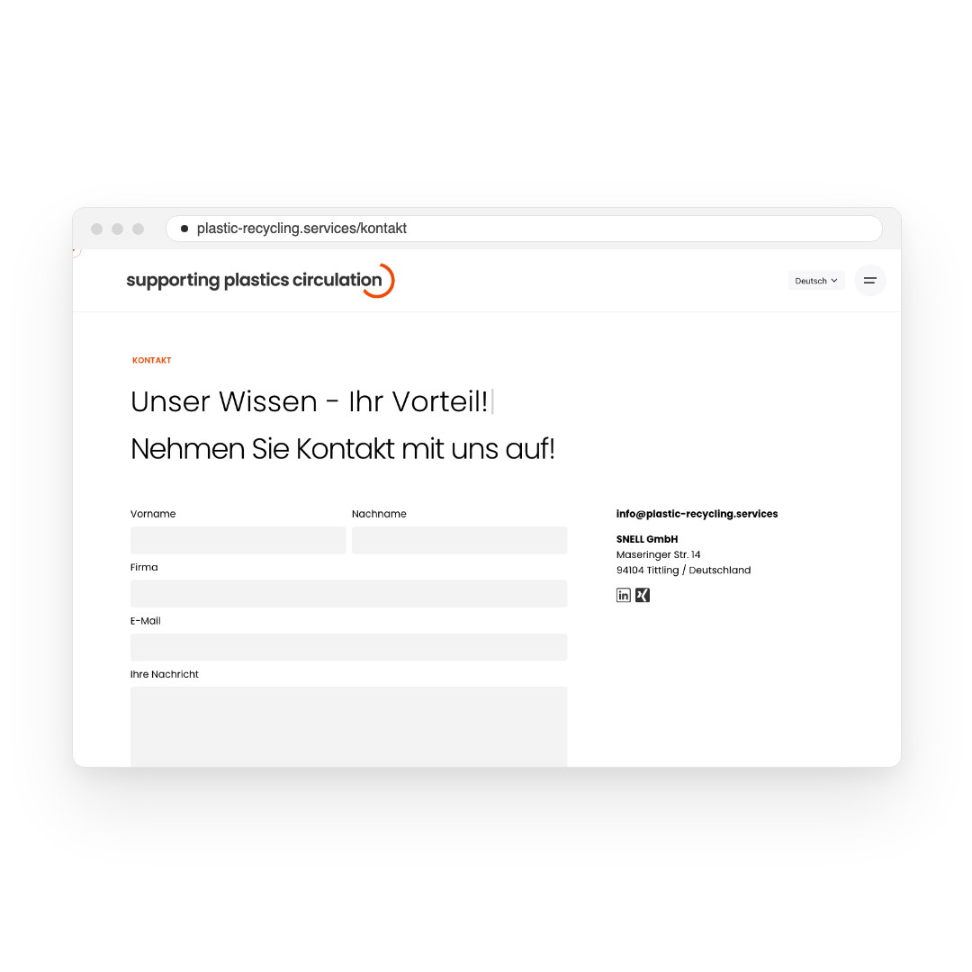 Snell GmbH – Kontakt