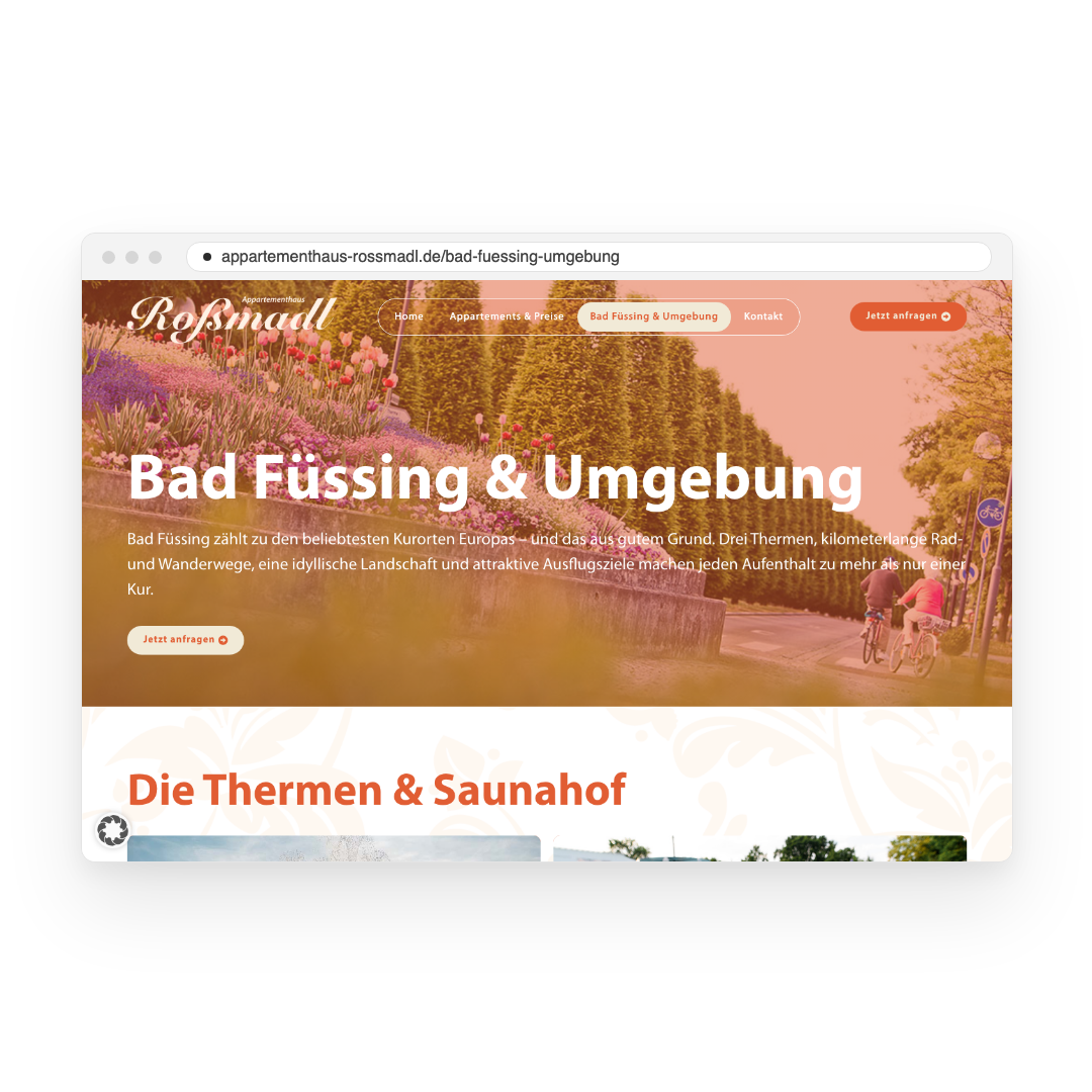 Appartementhaus Roßmadl – Bad Füssing & Umgebung