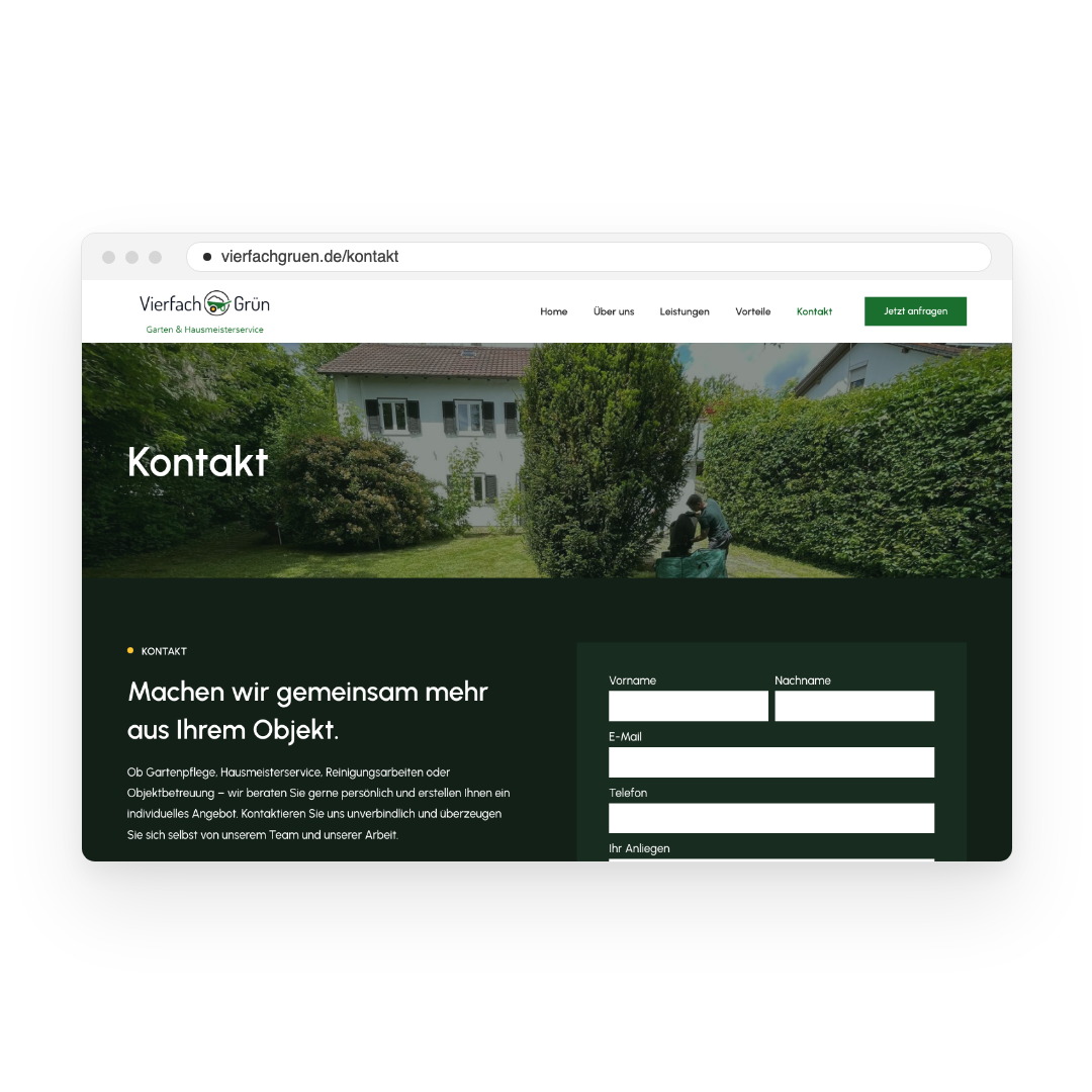 VierfachGrün – Kontakt